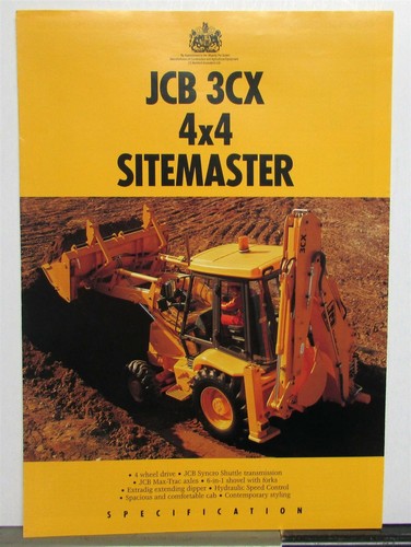 1992 jcb sitemaster 3cx 4x4 - jcb,