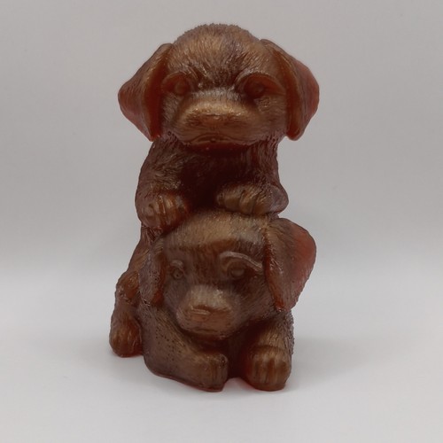 Homemade resin labrador - resin,