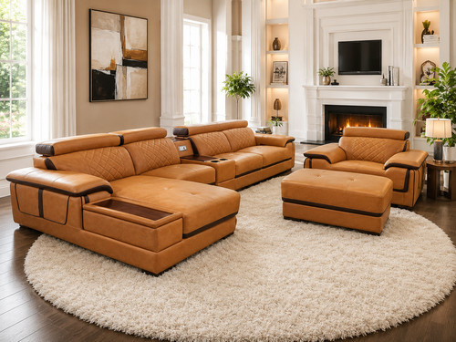 Italian genuine leather - leather, sets