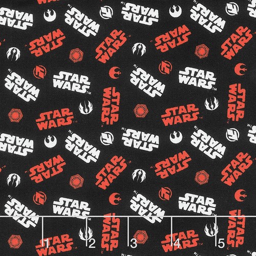 Fat quarter star wars - red, and