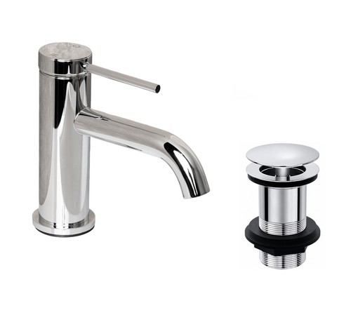 Mono basin mixer tap push - mono,