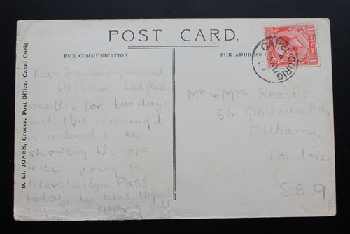 Capel curig conwy wales - conwy,, 1927