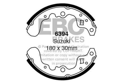 Ebc 6394 brake shoe - ebc, rear