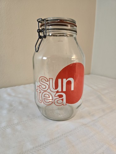 Vintage sun tea brewing jar - tea,