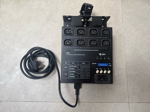 Qtx dp4 channel dmx - 4-channel, dimmer