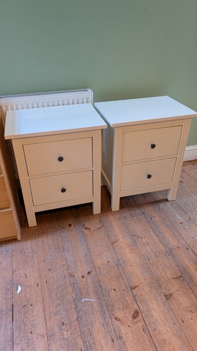 Ikea hemnes bedside tables - bedside,