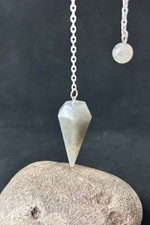 Natural labradorite point - labradorite,