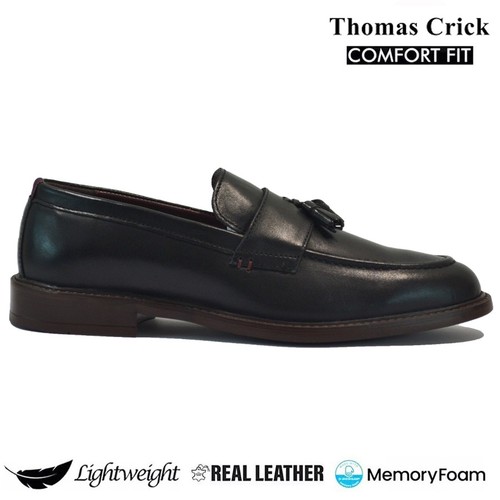 Mens leather tassell moccasin - leather,