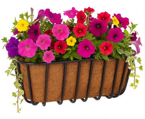 Wall hanging planter basket - wall,