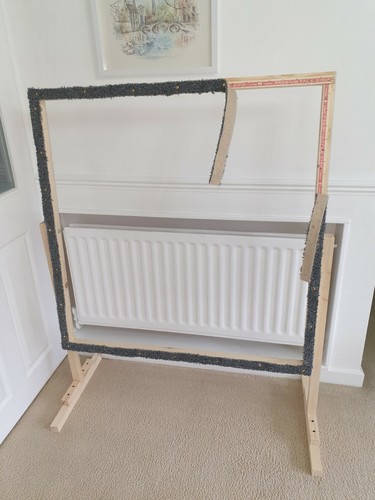 Rug hooking frame punch - rug,