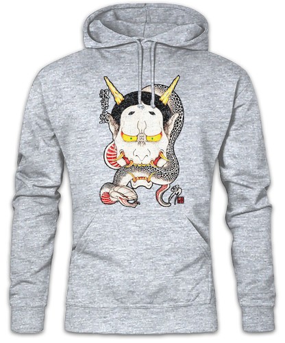 Hannya snake hoodie sweatshirt - hannya,