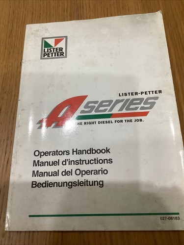 Lister petter series - a,