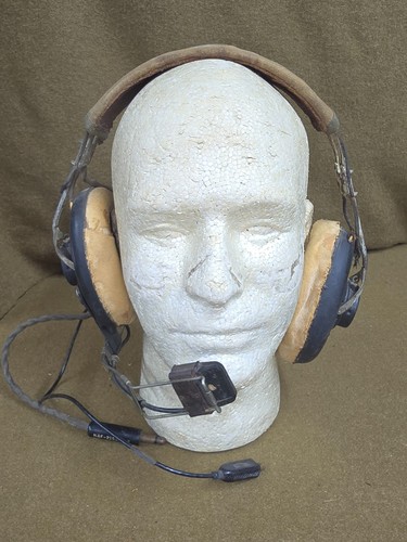Wwii usaaf pilot radio headset - pilot,