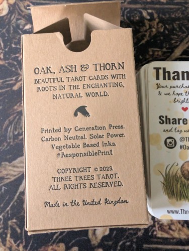 Oak ash thorn tarot - oak,