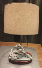 Figural porcelain wooden - , base