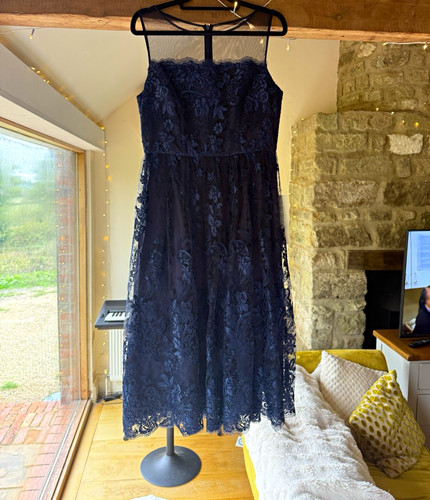 Adrianna papell navy - papell, lace