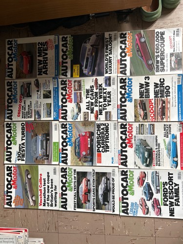Autocar magazine joblot 1990 - joblot,