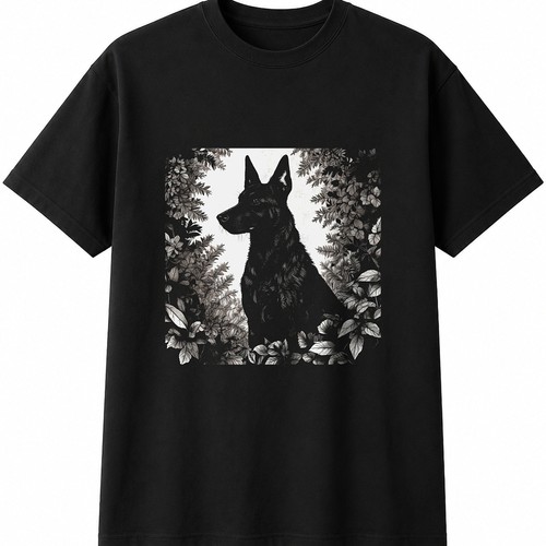 Botanical dutch shepherd - botanical,