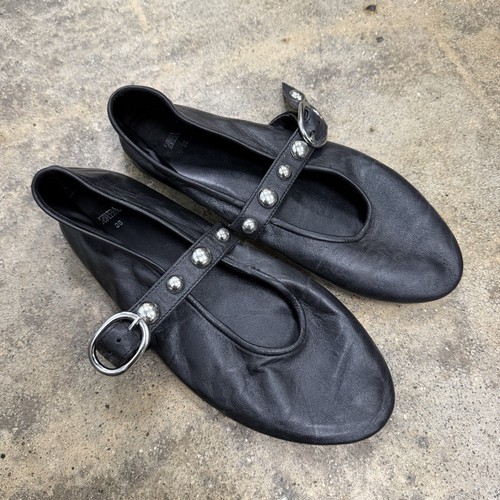 Zara metal studded black - zara,