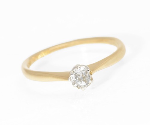 Antique 1920s 18ct - , gold