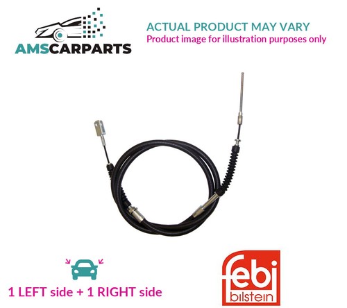 Handbrake cable pair rear - handbrake,