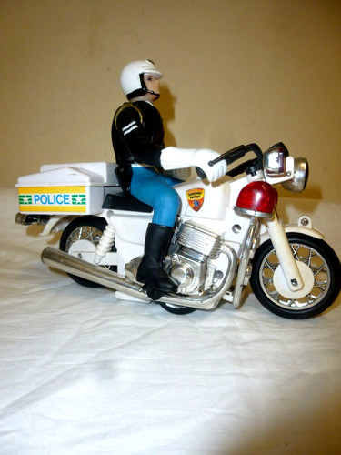 Vintage toy police - toy, highway