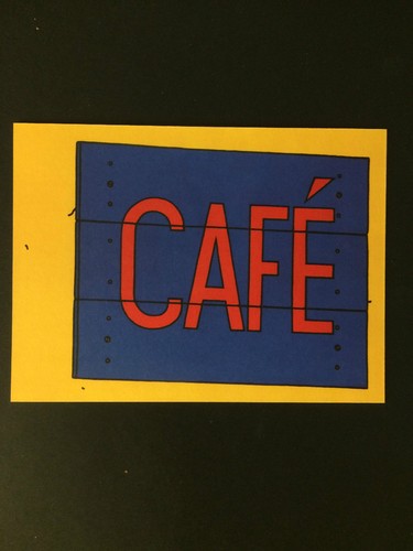 Patrick caulfield cafe - patrick, 'cafe'
