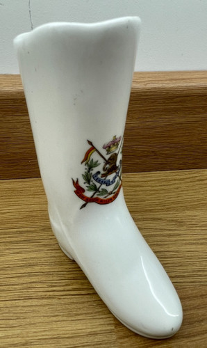 Crested china ww1 boot - ww1,