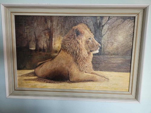 Vintage 1970 original oil - original,