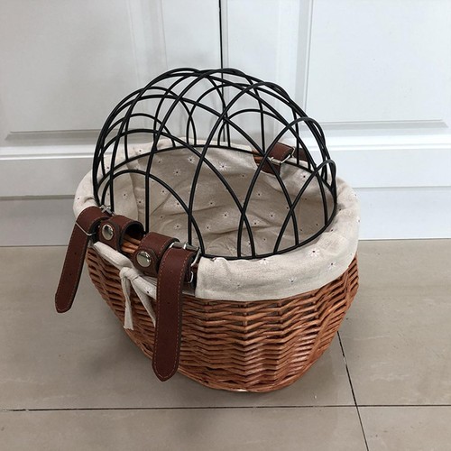 Bike basket wicker - wicker, bicycle