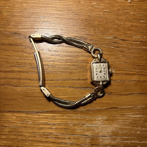Ladies gold 375k rotary watch - ladies,