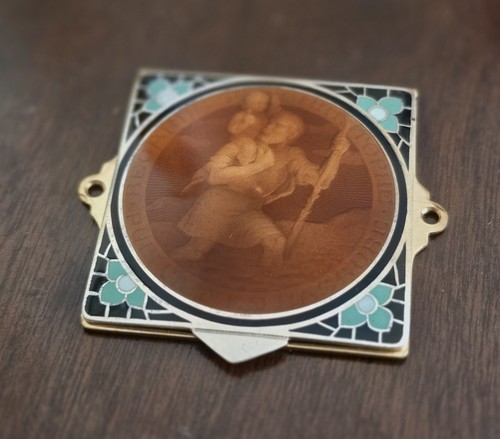 Stunning art deco enamelled - stunning,