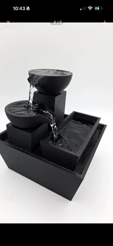 Black cascading tabletop - cascading, zen
