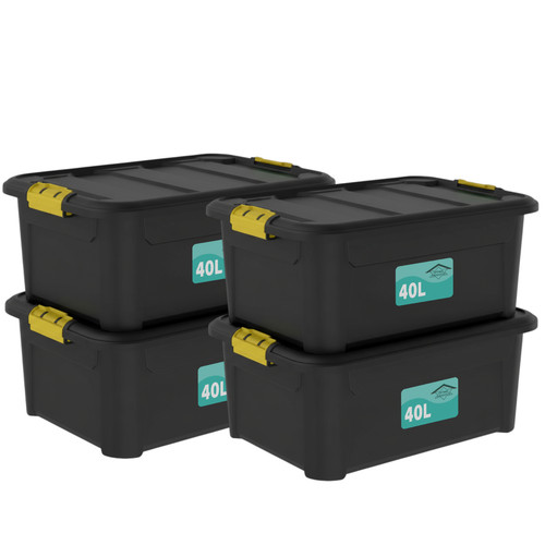 4pk plastic storage - storage, box