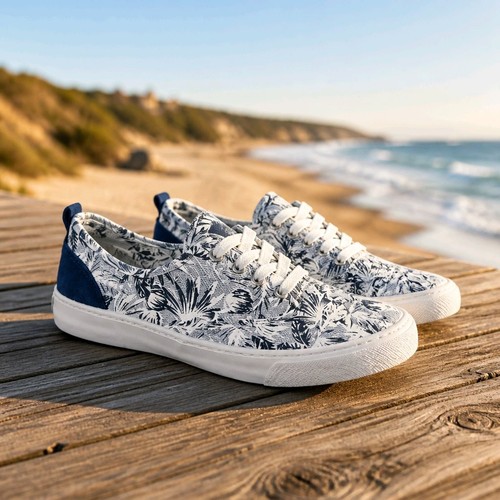 Superdry canvas blue leaf - blue, &