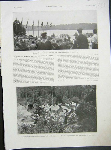 Original old vintage print - vintage,