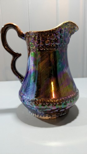 Vintage small lustre ware jug - vintage,