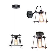 Vintage Industrial Metal Cage