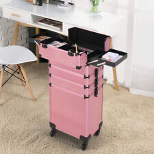 Professional Makeup Case Cosmetic Trolley Hairdressing Nail Vanity Storage Box