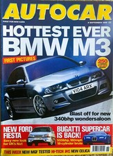 AUTOCAR MAGAZINE 08-SEP-99-