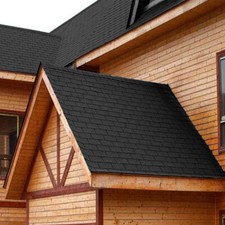 Black Asphalt Roof Shingles