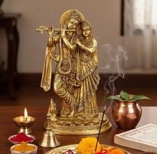 Brass Radha Krishna Murti -