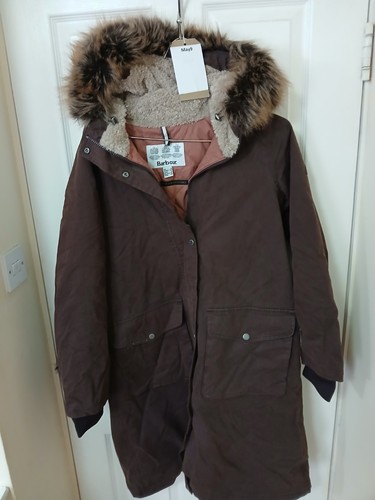 Barbour brown ladies - brown, hooded