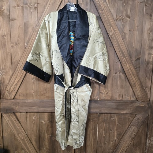 Asian dragon satin - dragon, kimono