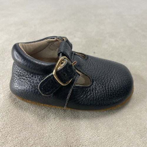 Monkey feet black leather baby - leather,