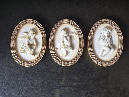 Set cherub angel wall - 3,