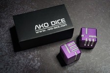 Set of 2 Purple AKO Dice -