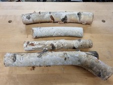 Silver Birch Wood Logs / Branches for Wood Turning Carving Crafts Projects