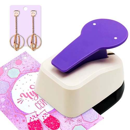 Earring card punch - card,