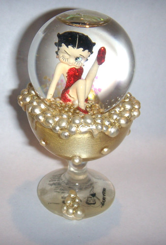 Betty boop champagne glass - in,